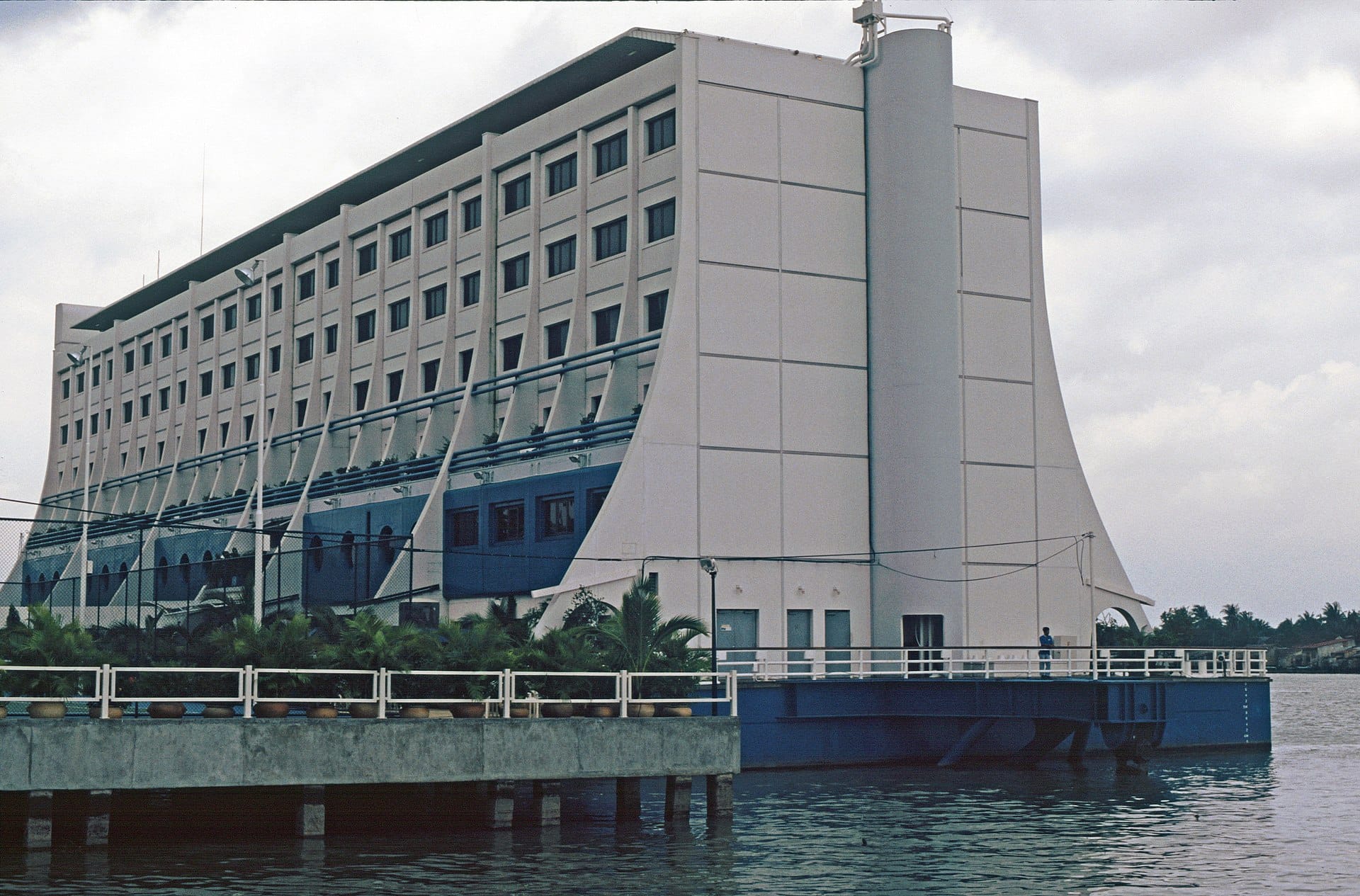 Floating Hotel Saigon located in Ho Chi Minh City, Vietnam, near the Saigon River.